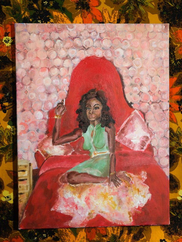 Image of JACKIE SHANE // original acrylic painting on canvas 