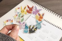 Image 4 of Eeveelution Clear Vinyl Sticker