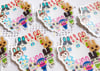 Animal Crossing Bunnies Clear Vinyl Sticker