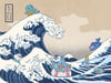 Pokemon Hokusai Wave Print