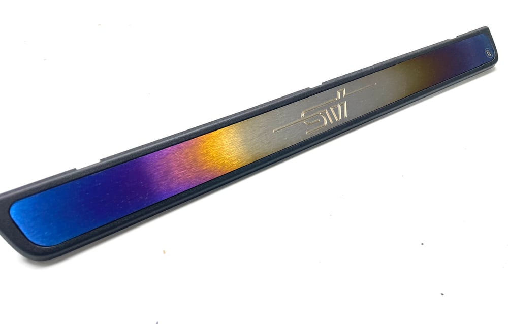 08-14 Subaru STi titanium door sills