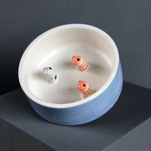 Image of Garden eels dog bowl (slow feeder)