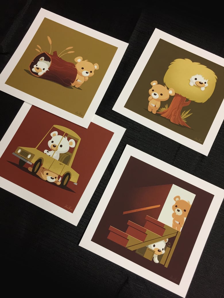 Image of Murder Bears Print Set