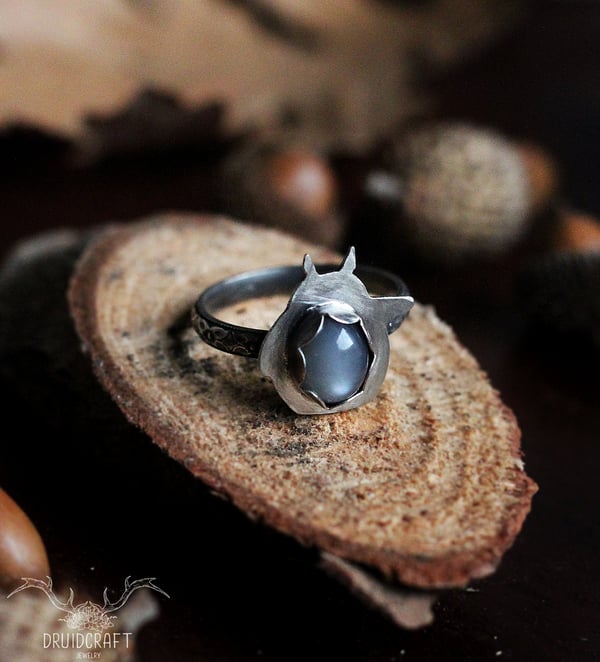 Image of Totoro Ring Size US 7,5