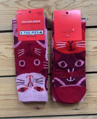 Image 2 of PINK CAT SOCKS