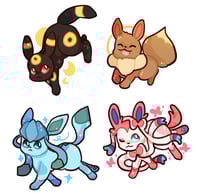 Eeveelution Keychains