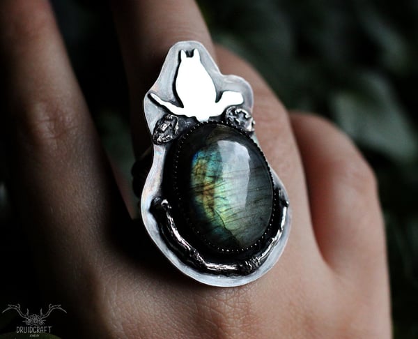 Image of Totoro Statement Ring Size US 7