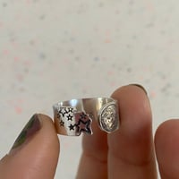Image 2 of Moon and stars ring