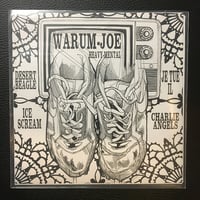 Image 5 of WARUM-JOE STARTER PACK  EP 45t"Heavy-Mental" + 1 sérigraphie Warum-Joe/Lea-Nahon