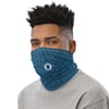 Disc Golf Topography Neck Gaiter Blue