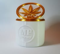 Herb Container (White/Gold)