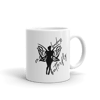 QUEEN BUTTERFLY MUG - WHITE