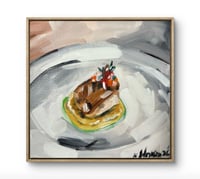 Image 2 of Pan-Roasted Striped Bass with Artichoke Ravioli 