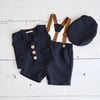 Henry set of vest and pants OR hat / two sizes 