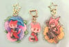 2-3" Glitter epoxy Acrylic charms