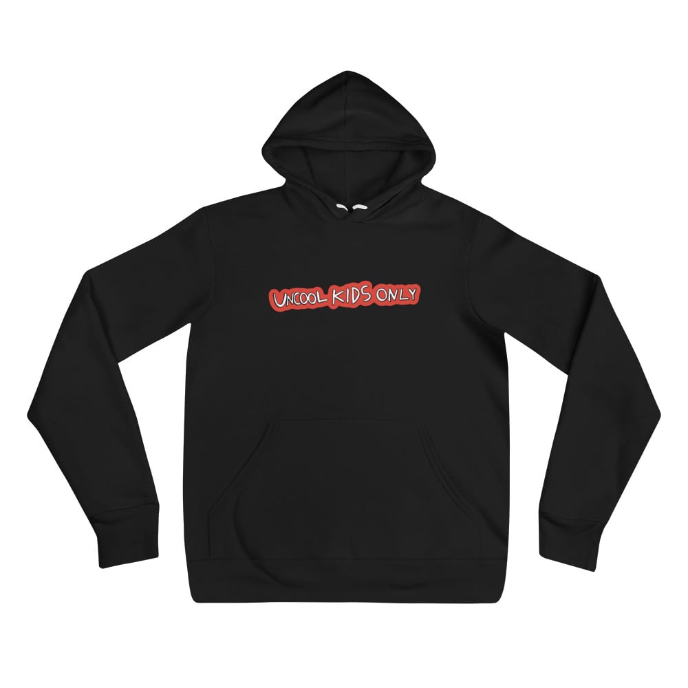 uncool kids only logo hoodie | uncool kids only