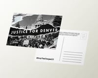 Justice in Denver Postcard