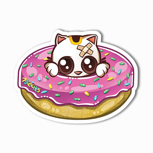 Image of Donut Kitty Sticker