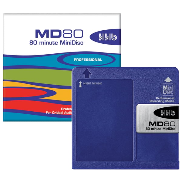 Image of HHB MD80 Professional Grade 80 Minute MINIDISC *5-PACK