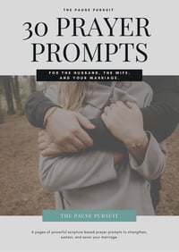 30 Prayer Prompts