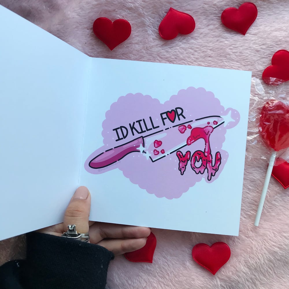 Image of Terrifier Valentine’s Day card 🩸❤️