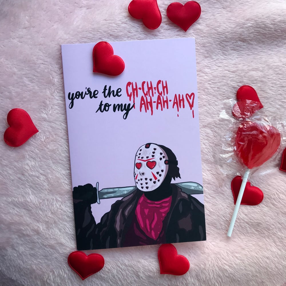 Image of Jason Valentine’s Day card 🩸❤️