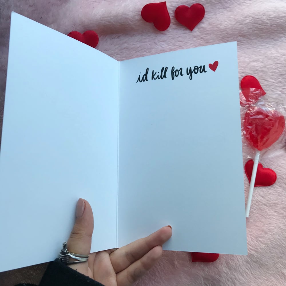 Image of Jason Valentine’s Day card 🩸❤️