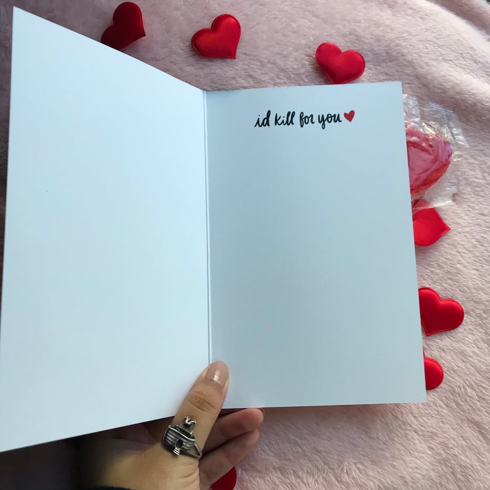Image of Ghost face Valentine’s Day card 🔪❤️