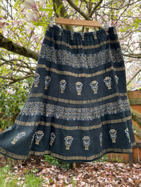 Image 2 of Vintage Cotton Gauze Grecian Souvenir Skirt Ex Large 