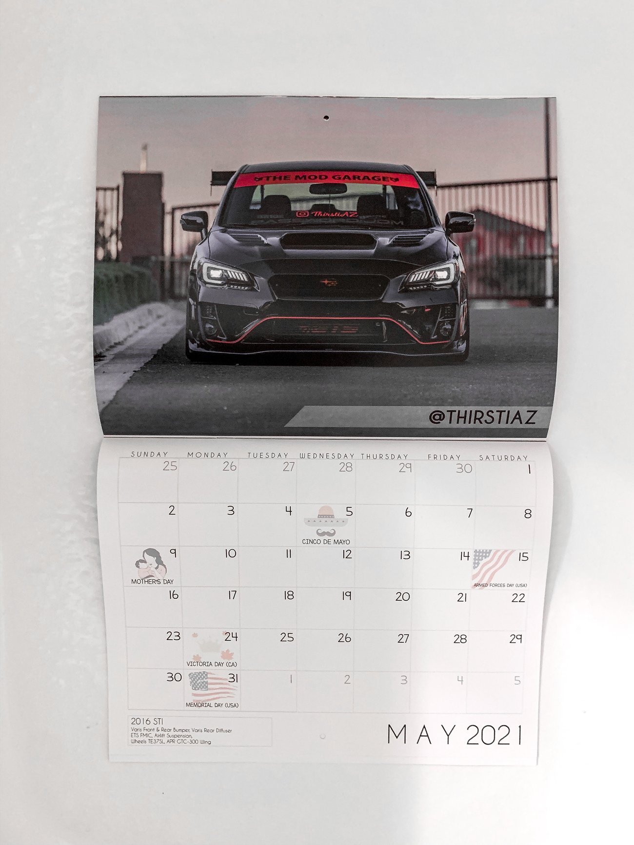 2021 SUBARU CALENDAR | jennaperger