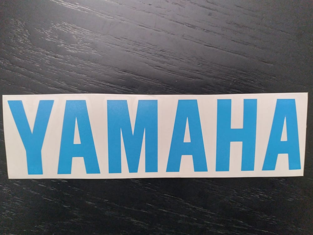 Yamaha Decals    8.5" x 2.5"
