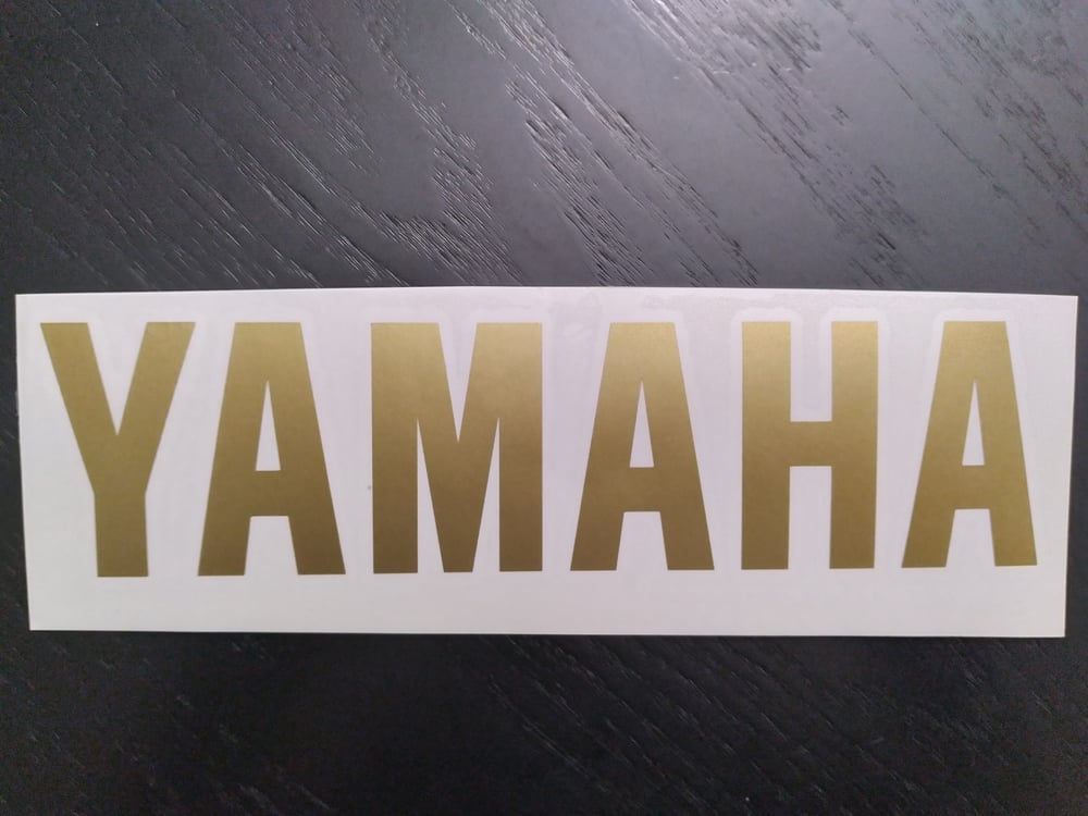 Image of Yamaha Decals 8.5" x 2.5"