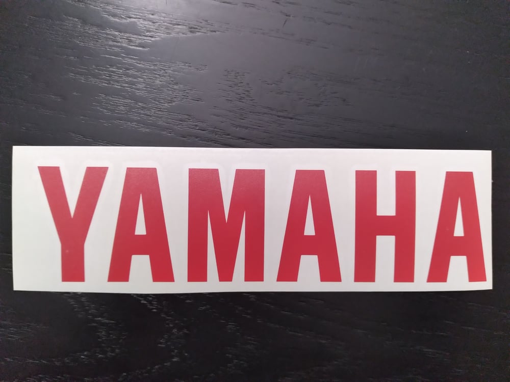 Image of Yamaha Decals    8.5" x 2.5"