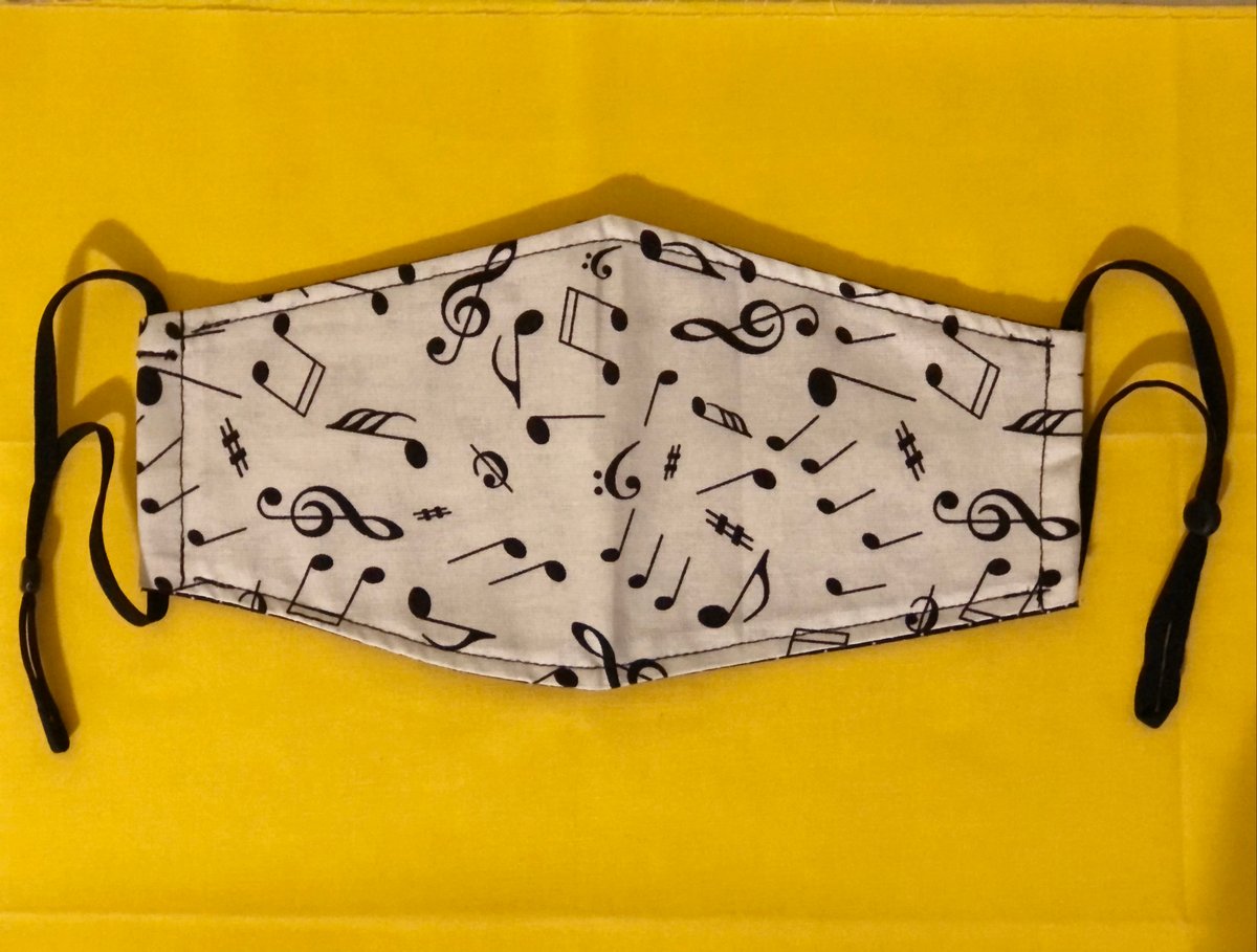 Musical Notes Face Mask | Pinkaya