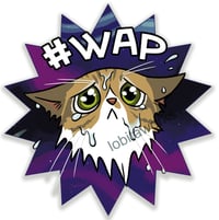 Image 3 of WAP Sticker