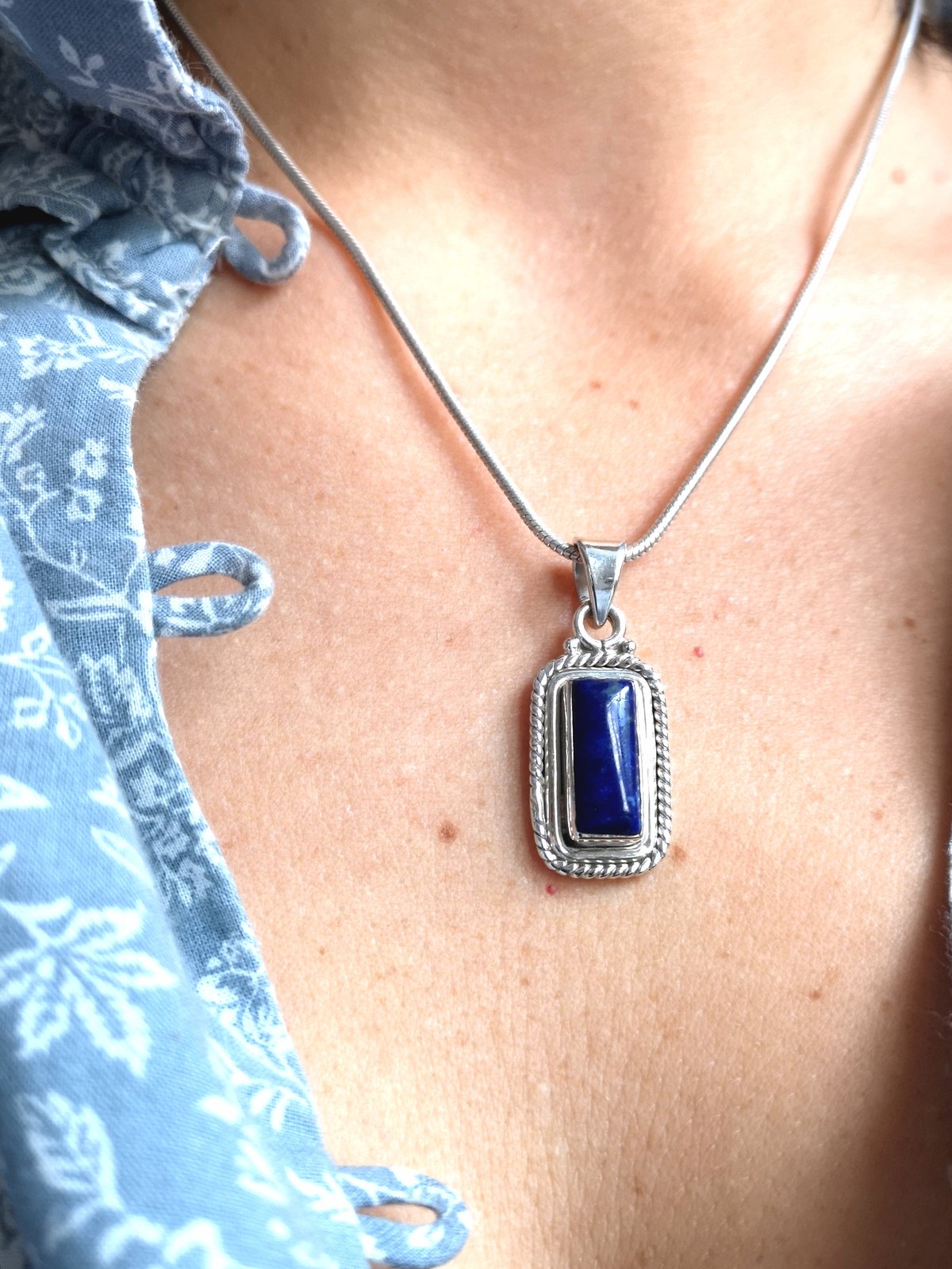 Image of Pendentif Lapis Lazuli ref. Xxyy