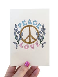 Image 1 of Peace & Love Card