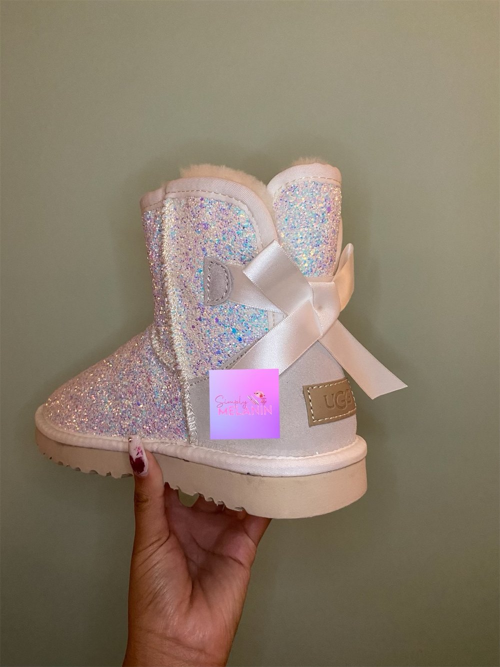 Image of glitter boots ✨.