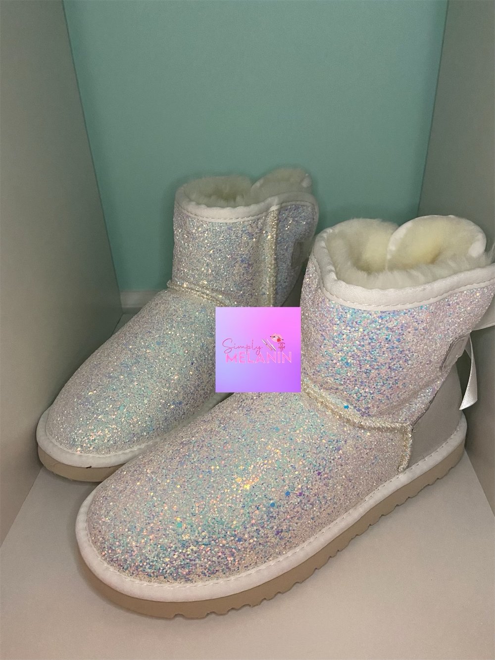 Image of glitter boots ✨.