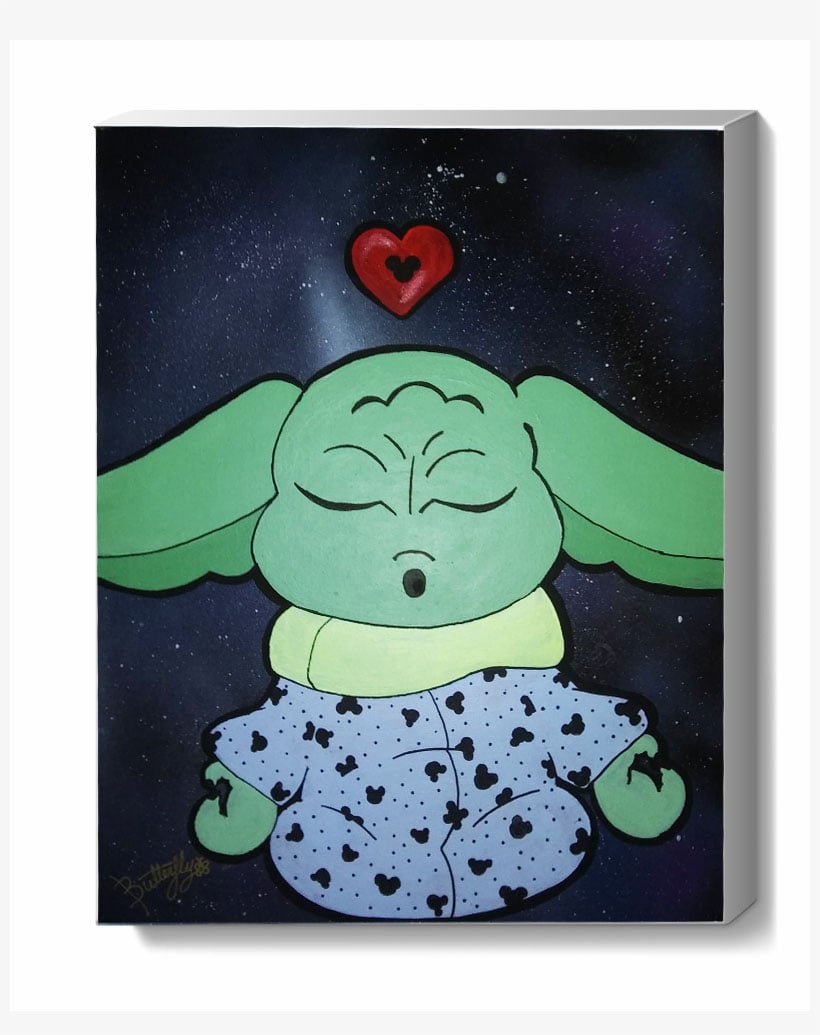 Image of Baby Yoda Glow In Dark