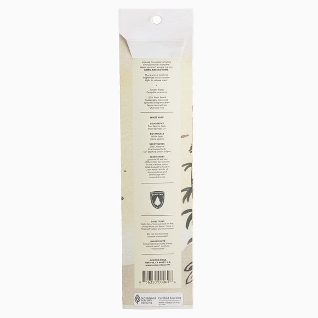 Campfire Incense - White Sage Juniper Ridge