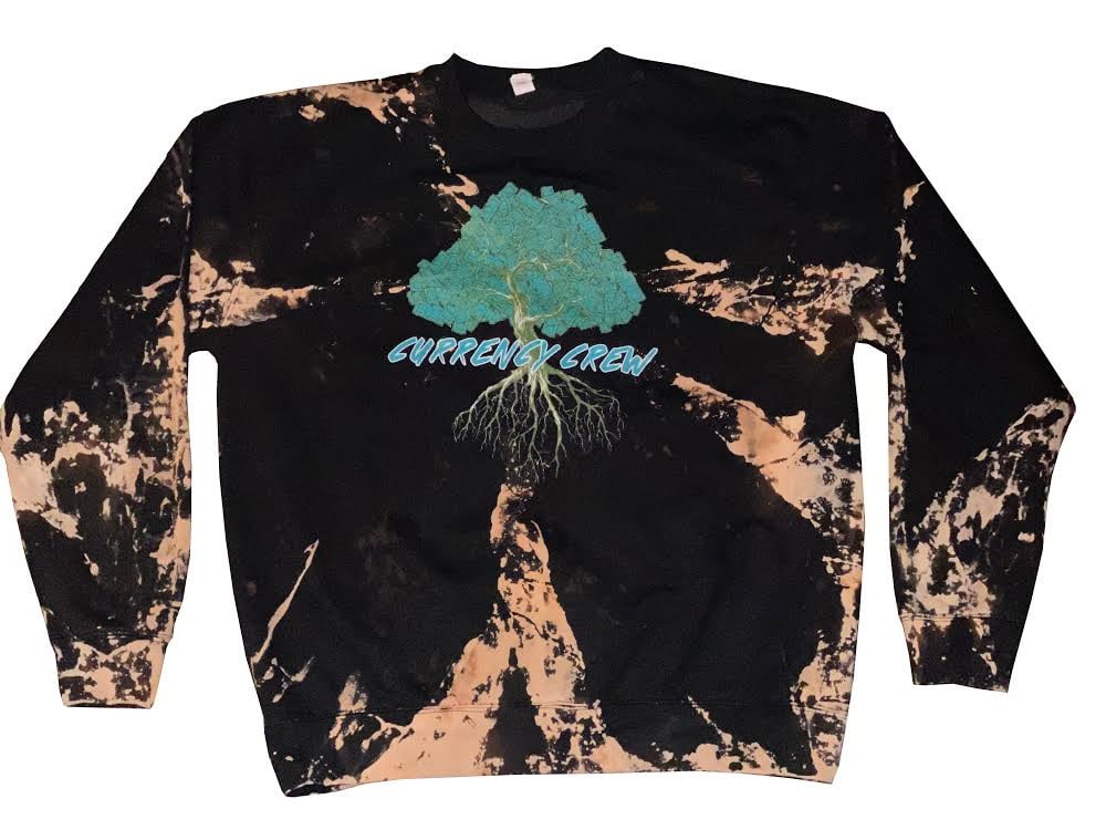 Image of Currency Crew x L.O.S.T. Money Tree Crewneck 
