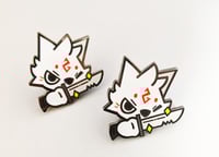 Image 2 of KNIFE! - ENAMEL PIN [FINAL STOCK]