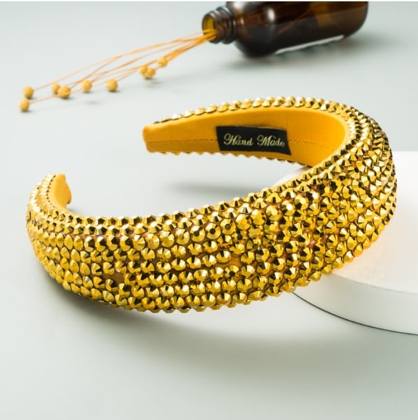 Image of gold bling headband 