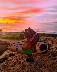Image 1 of "Bacon" North Shores Surfing Pig 