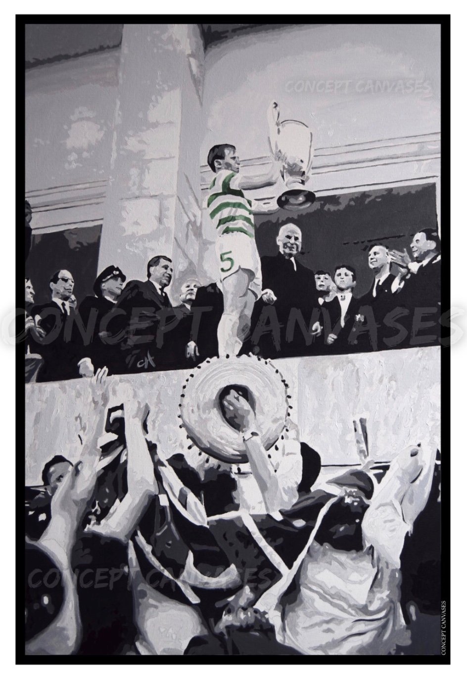 Image of Billy McNeill ‘For The Fans’ A3 Print 
