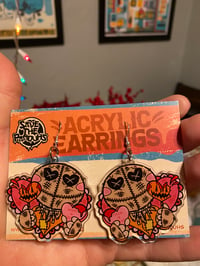 Image of Sam Valentines 2” Acrylic Earrings