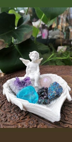 Image of Angel crystal holder 