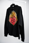 Burning Heart Hoodie ‘Black’