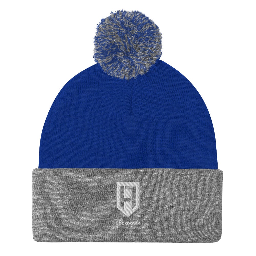 Image of Pom-Pom Knit Cap